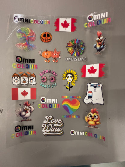 DTF UV Decals - Hard Goods